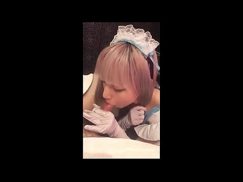 ❤️ Japonè idol [mayuka], kostim sèvant franse, pati 1, pip ak jerk off ak losyon ❌ Porno fb nan nou